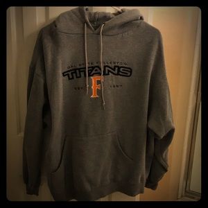 Gray CSUF sweatshirt